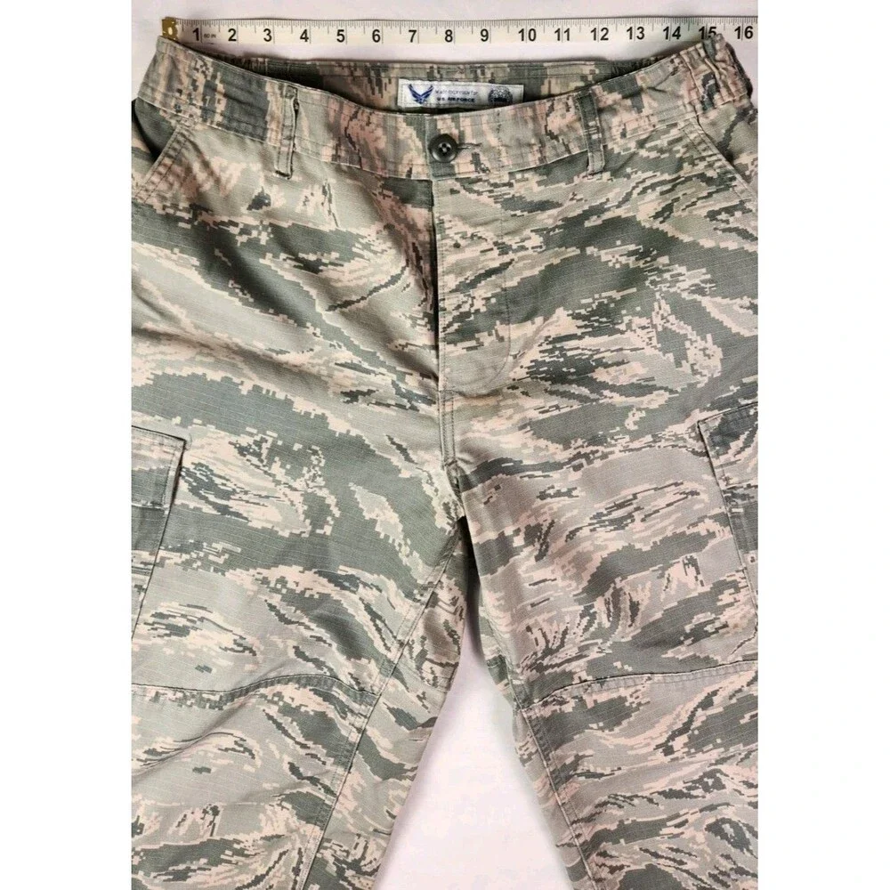 Air Force Pattern Camo Pants Mens 31X29 Tiger Camo Utility Cargo Trouser
